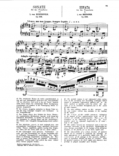 Beethoven - Piano Sonata No. 30 - Score