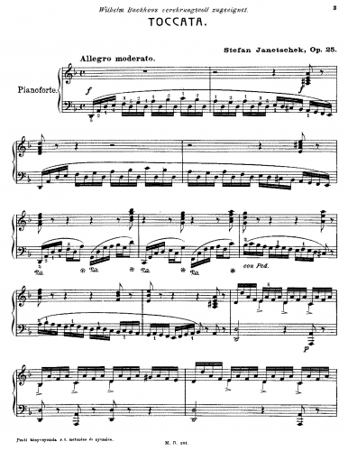 Járay-Janetschek - Suite for Piano, Op. 25 - Score