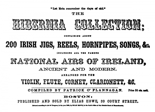 O'Flannagan - The Hibernia Collection - Score