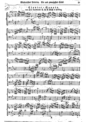 Bach - Keyboard Sonata in G minor - Score