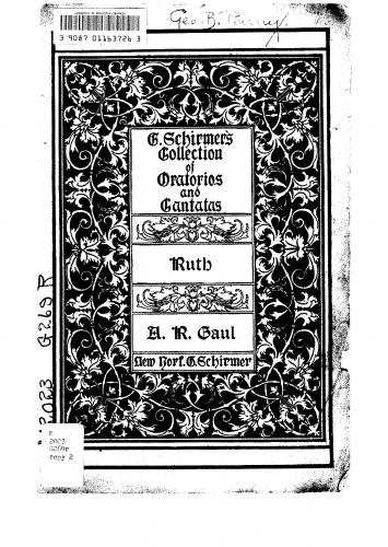 Gaul - Ruth - Vocal Score - Score