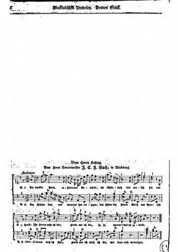 Bach - Ein dunkler Feind - Score