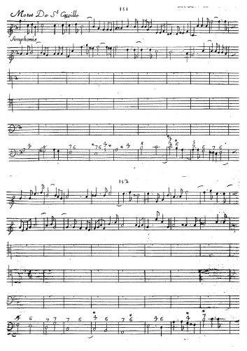 Jullien - Motet de Sainte Cécile - Score