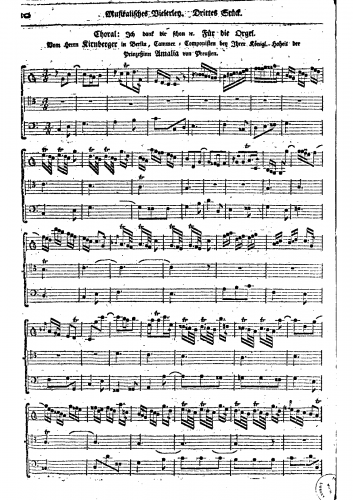 Kirnberger - Ach Gott und Herr! - Score