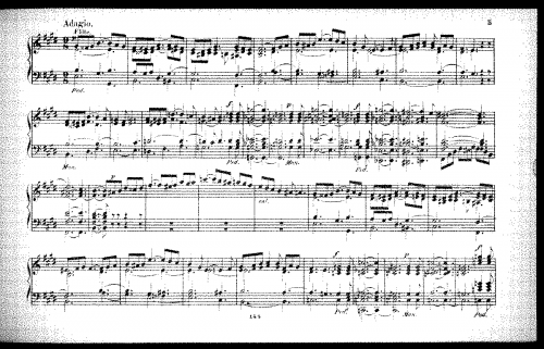 Volckmar - Organ Sonata in A-flat major - Score