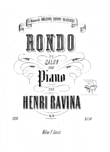 Ravina - Rondo de Salon - Score