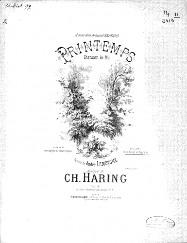 Haring - Printemps - Score