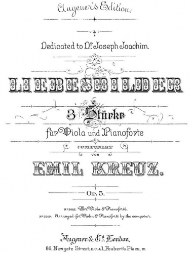 Kreuz - Liebesbilder - Scores and Parts