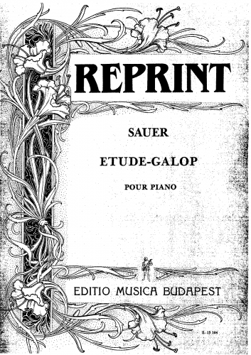 Sauer - Etude-Galop - Score