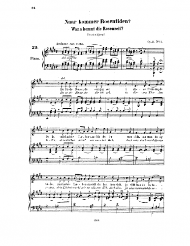 Kjerulf - 7 Sange - Score