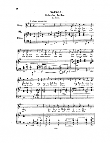 Kjerulf - Saknad - Score
