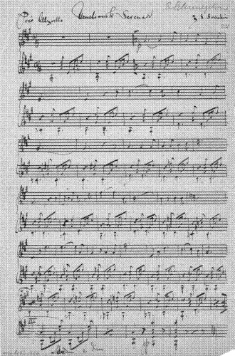 Svendsen - 4 Melodies, Songs, Op. 24 - Transcriptions - 3. Sérénade vénitienne / Venetiansk serenade - Guitar and Song