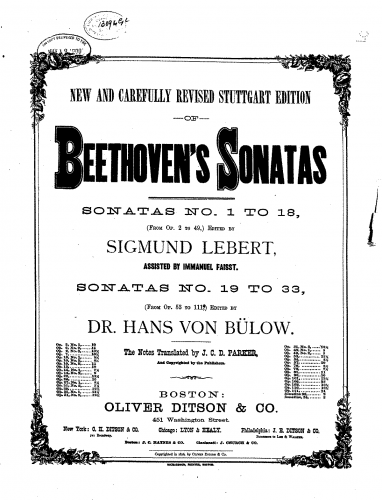 Beethoven - Piano Sonata No. 6 - Score