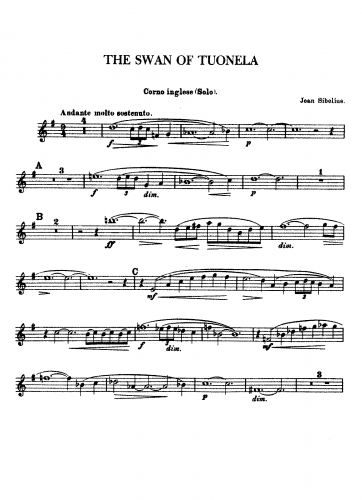 Sibelius - The Swan of Tuonela - Solo English Horn