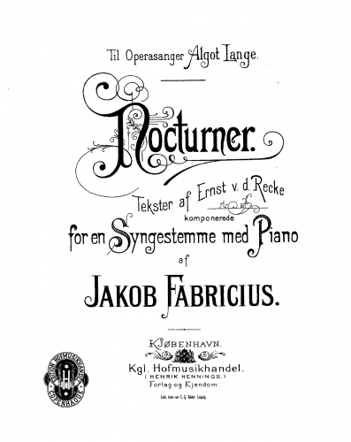 Fabricius - Nocturner - Score