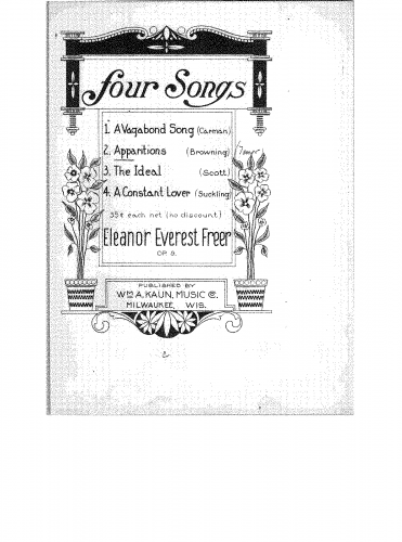 Freer - 4 Songs, Op. 9 - 2. Apparitions