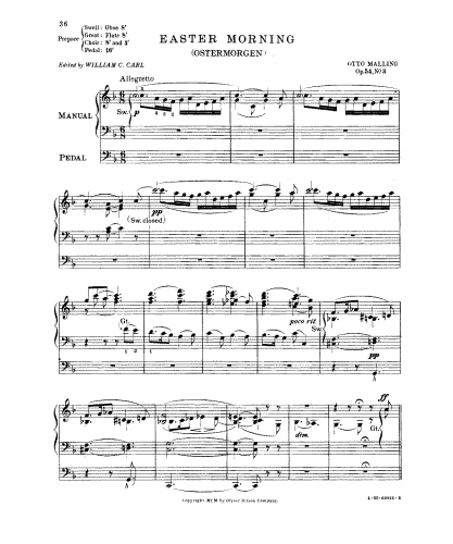 Malling - Der Tod und die Auferstehung Christi, Op. 54 - 3. Easter Morning