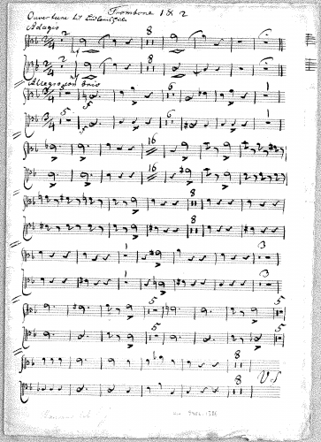 Weyse - Ludlams Hule - Overture - Trombone 1/2
