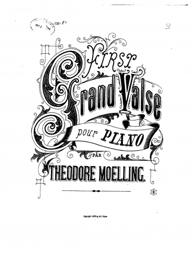Moelling - Grand valse No. 1 - Score