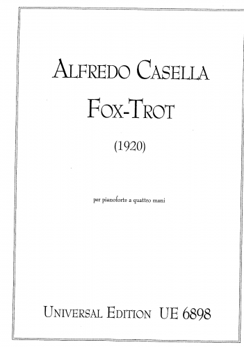 Casella - Fox-Trot - Score