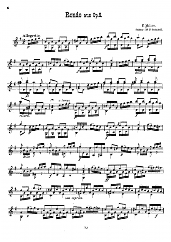 Molino - 3 Sonates - II. Rondo
