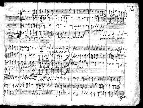 Caresana - Pange linua 1686 - Score