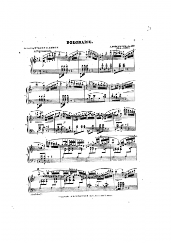 Moscheles - Polonaise, Op. 53 - Piano Score - Score