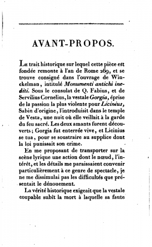 Spontini - La vestale - Libretti French - Complete libretto