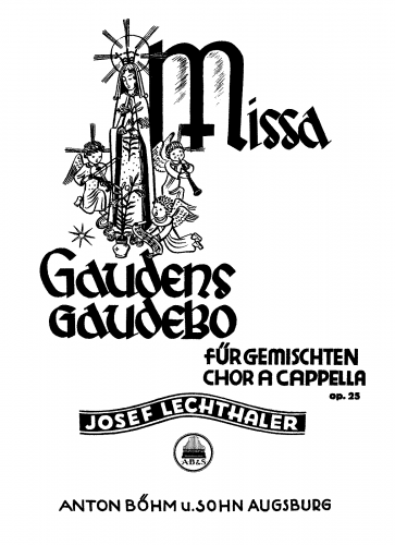Lechthaler - Missa Gaudens gaudebo - Score