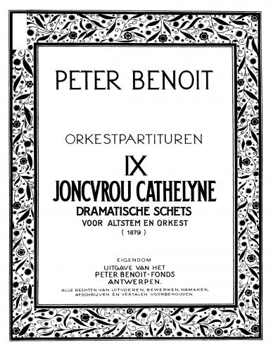 Benoît - Joncvrou Cathelyne - Score