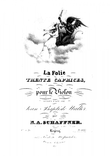 Schaffner - La Folie, Op. 26 - Score