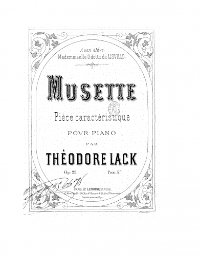 Lack - Musette - Score