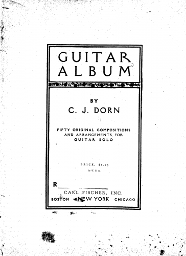 Dorn - Guitar Album - Score