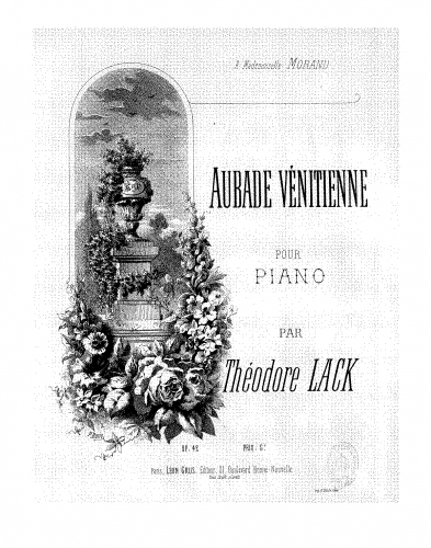 Lack - Aubade vénitienne - Score