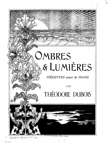 Dubois - Ombres et Lumières - Score