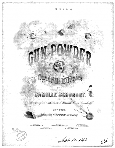 Schubert - Gunpowder - Score