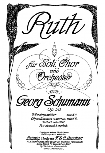 Schumann - Ruth - Vocal Score - Score