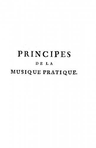 Duval - Principes de la musique pratique - Complete Book