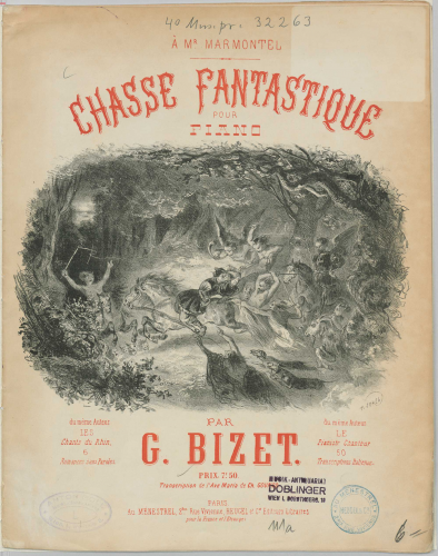Bizet - Chasse fantastique - Score