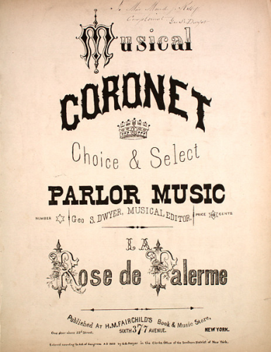 Schubert - La Rose de Palerme, Op. 232 - Score