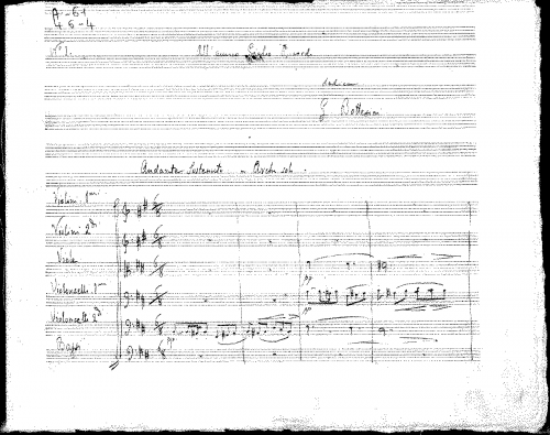 Bottesini - Andante sostenuto - Score