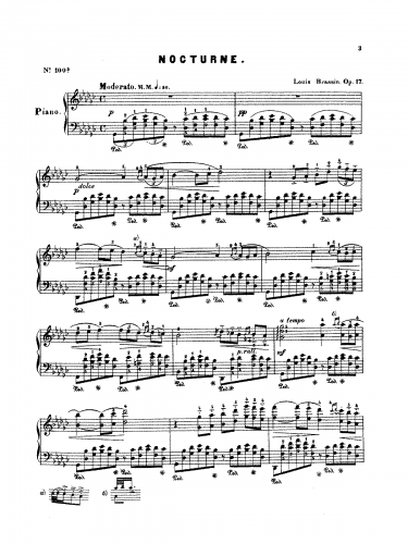 Brassin - Nocturne - Score