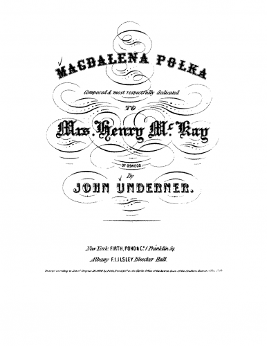 Underner - Magdalena Polka - Score