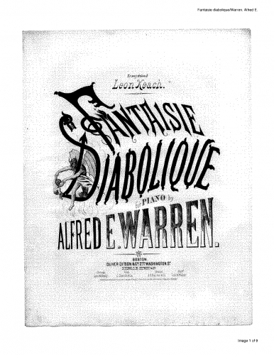 Warren - Fantaisie Diabolique - Score