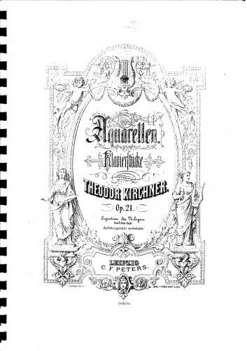 Kirchner - Aquarellen, Op. 21 - Score