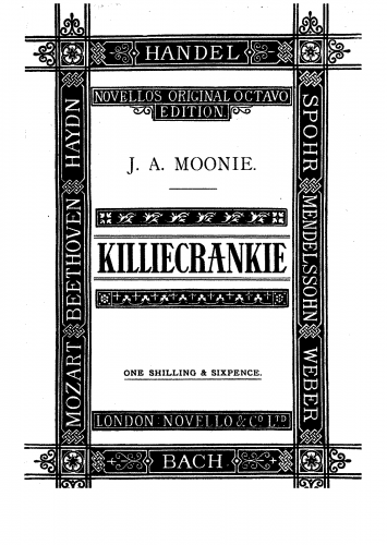 Moonie - Killiecrankie - Vocal Score - Score