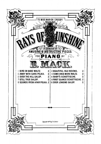 Mack - Rays of Sunshine - Score