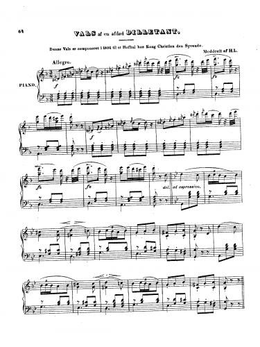 Meddcelt of H.L - Waltz - Score