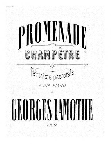 Lamothe - Promenade champêtre - Score