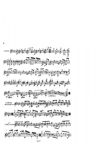 Carcassi - Introduction avec Huit Variations et un Finale sur le Duo de "La Capricciosa Corretta" - Score